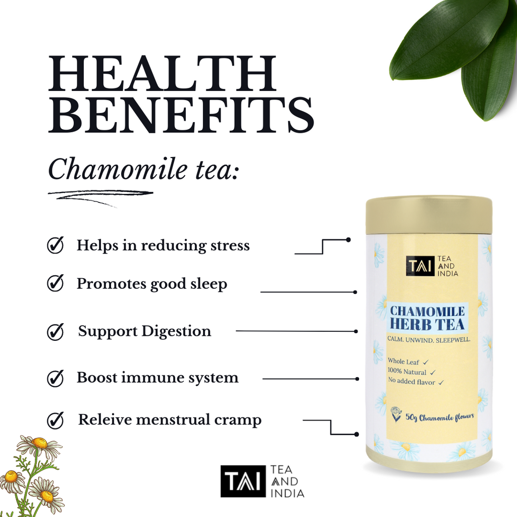 Chamomile Herb Tea - TEA AND INDIA