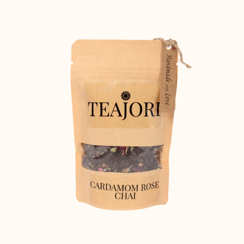 Cardamom-Rose Chai - TEA AND INDIA