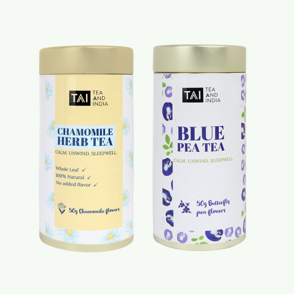 Chamomile tea and Blue tea combo offer