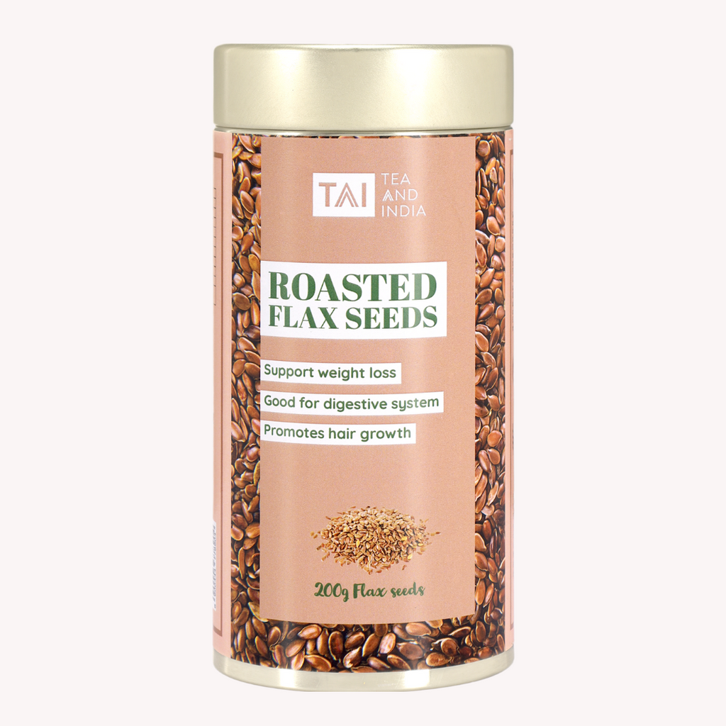 Roasted Flax seeds - TEA AND INDIA