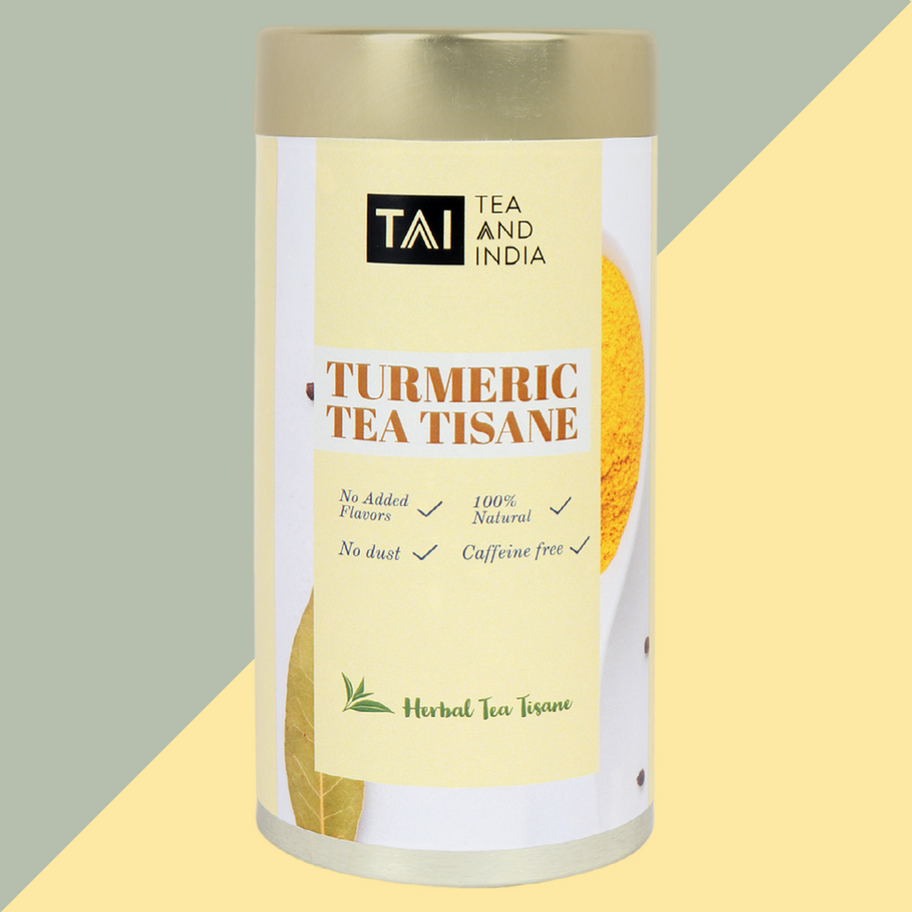 turmeric tea tisane / turmeric tea / green tea / tea and india / teaandindi / herbal teaa