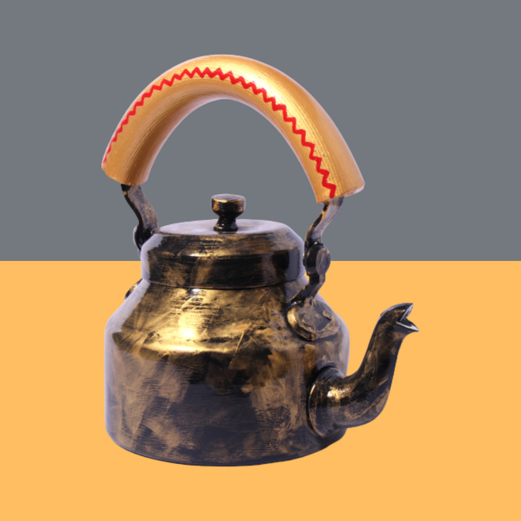 Black Kanak Tea set - TEA AND INDIA