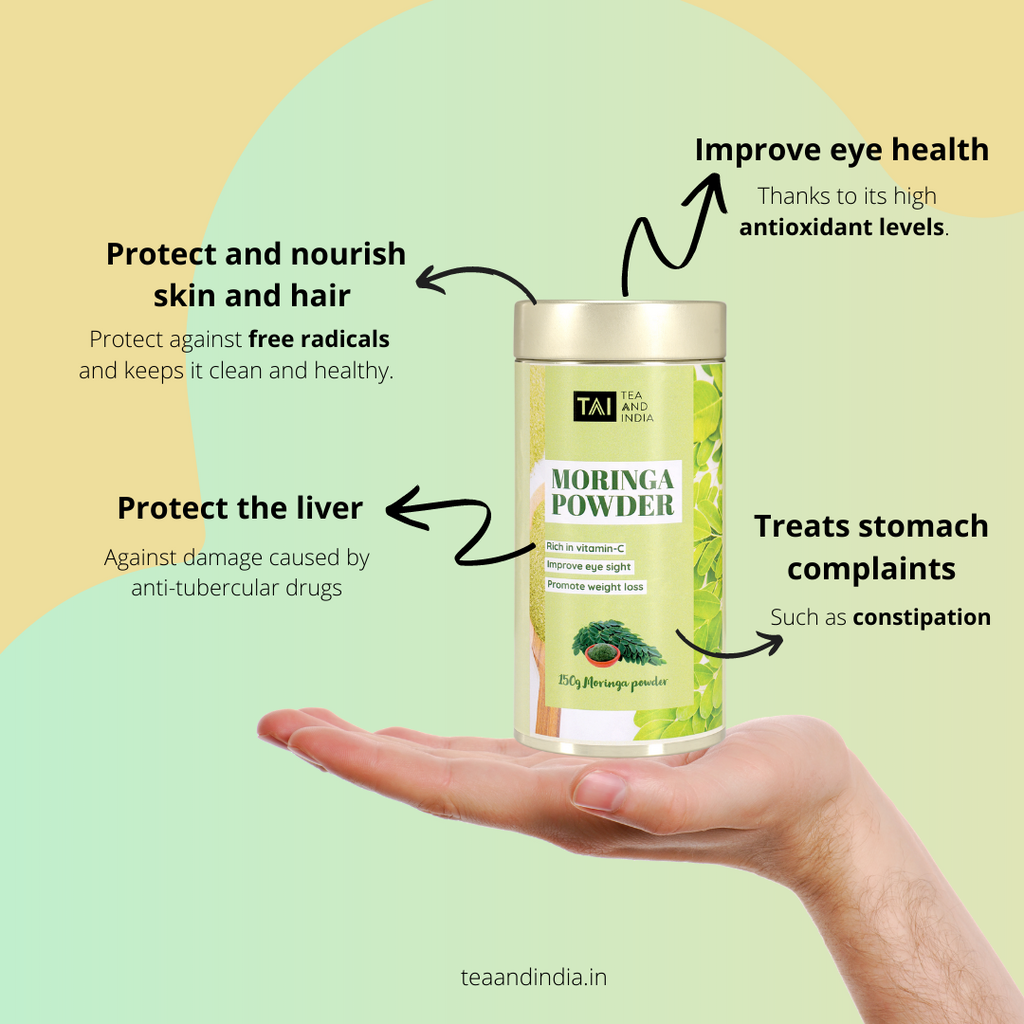 Moringa powder - TEA AND INDIA