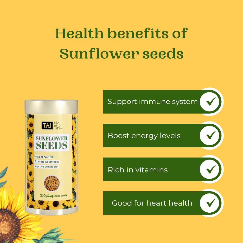 Sunflower seeds - TEA AND INDIA