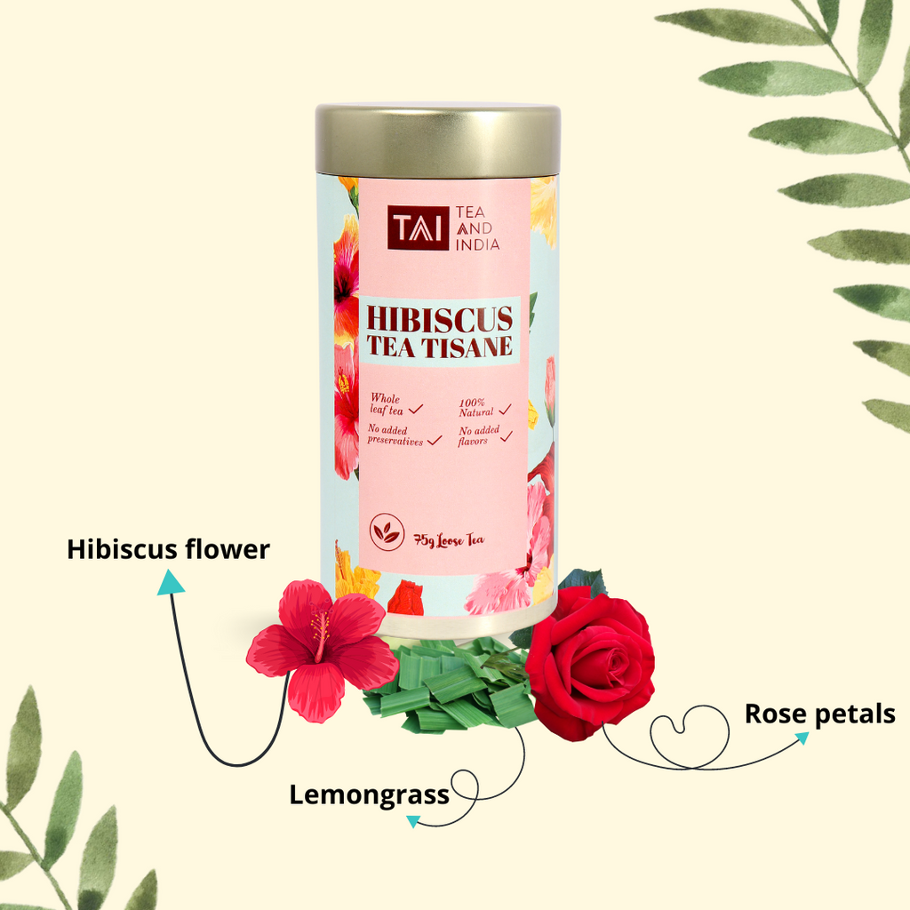 Hibiscus Tea Tisane - TEA AND INDIA