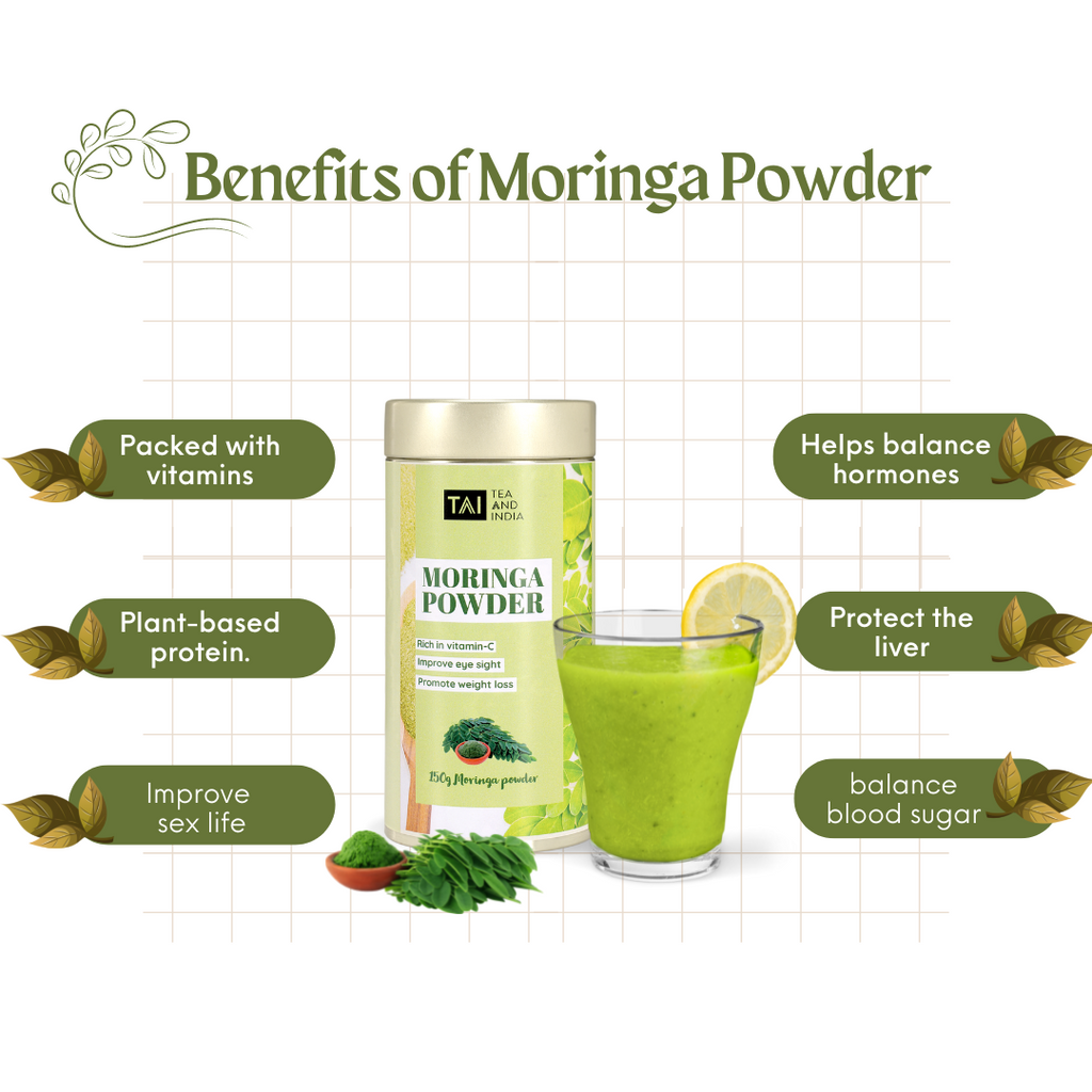 Moringa powder - TEA AND INDIA